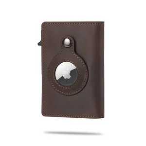 Für Apple Airtag Wallet Mit Location Tracking-Funktion Ultra dünne Airtag-Karten inhaber Men Air Tag Karten halter Brieftasche Geldbörse