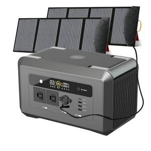 Station d'alimentation portable 110V pour camping extérieur, haute puissance 1000W, onduleur solaire à onde sinusoïdale pure pour situations d'urgence - Product Image 1