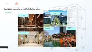 Robot Expendedor de Café Comercial con Brazo Robótico LM3 de 6 Ejes - Kiosco de Café de Autoservicio con Pago por Código QR - Product Image 4