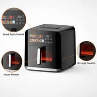 Freidora de Aire Digital Grande de 8QT con Ventana para Uso en la Cocina