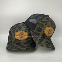 Gorras de Malla de Cuero Richardson con Logotipo Personalizado, Gorras Trucker Richardson 112 Camo de Alta Calidad para Exteriores