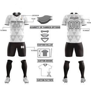 Uniforme de Fútbol Personalizado con Impresión por Transferencia de Calor de Alta Calidad, Personaliza Tu Número, Secado Rápido, Transpirable, Corte Automatizado - Product Image 4