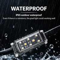 Lampe à points LED rectangulaire personnalisée en matériau PC, éclairage extérieur, étanche IP65, RGB DMX512, pour hôtel, maison