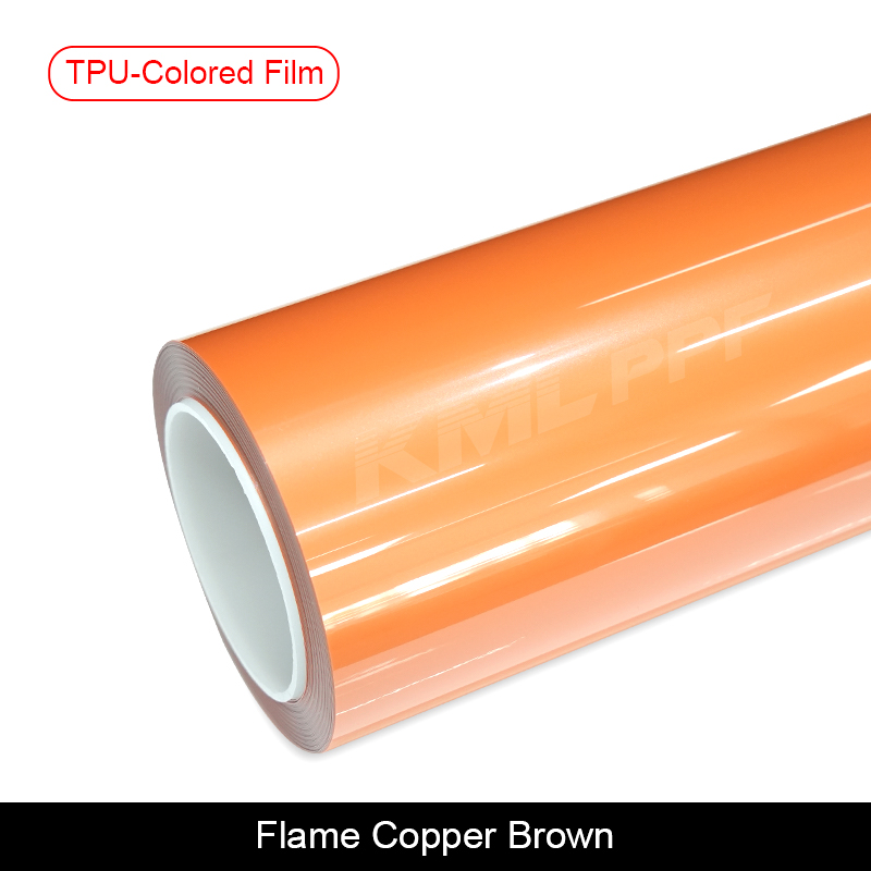 brun cuivré flamme