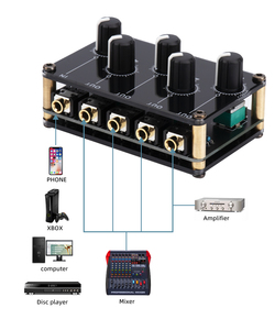 Mezclador Pasivo Mini de Cuatro Canales BHA TM400, Controlador de Bajo Ruido para Estudio, Uso Profesional, 12 Años de Experiencia en Fábrica, Venta al Por Mayor OEM, CE FCC - Product Image 4