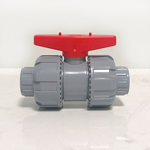 Gri endüstriyel CPVC borular ve bağlantı parçaları, SCH80 DN20mm-DN400mm asit ve Alkali dayanıklı CPVC küresel vana basıncı boru bağlantı parçaları - Product Image 3