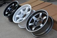 Velg Mobil Aluminium 15 16 Inci untuk Suzuki Jimny JB64 JB74 Jc74