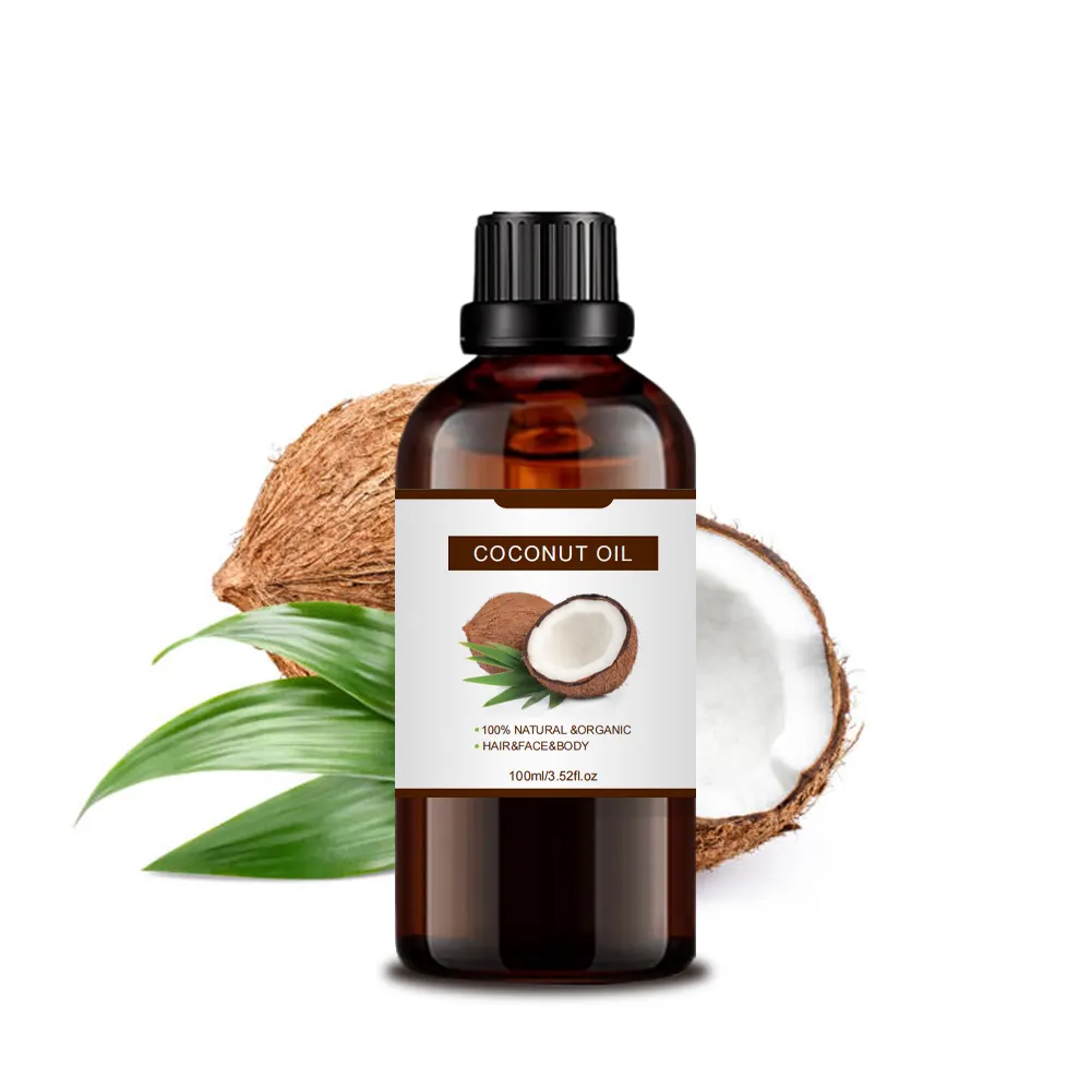 Хит продаж, 100% органическое кокосовое масло холодного отжима, увлажняющее осветляющее растягивание, массажные масла для тела для спа