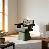 Chaise de salle à manger vintage en bois massif de style français, design moderne, meubles pour la maison, le bureau et la chambre, pour la maison, l'appartement et l'extérieur