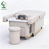 Lit de Lavage JINCHENG Électrique Relevable avec Massage pour Salon, Soin de la Tête, Massage Thaï, Soins Infirmiers, Pédicure