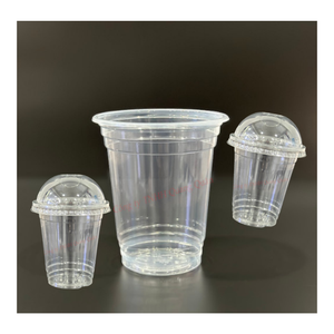 Tasse à smoothie en plastique PP transparent jetable Matériaux durables et écologiques de Quang Quan Vietnam pour le thé et les boissons - Product Image 3