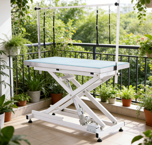 Produits de toilettage <span class=keywords><strong>pour</strong></span> animaux de compagnie MT Medical au <span class=keywords><strong>prix</strong></span> d'usine, adaptés aux chiens et aux chats, table de toilettage en verre trempé givré. - Product Image 1