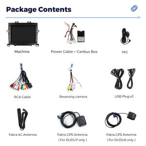 DUDUAUTO 2DIN Android 13 Radio de coche para Toyota Alphard 2008-2014 reproductor de vídeo Multimedia estéreo Car-play navegación GPS DSP - Product Image 2