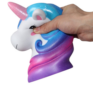 Pu Foam Unicorn Fidget Toy With Colorful Hair Slow <b>Rebound</b> For Kids 5 To 7 Years Unisex - Product Image 3