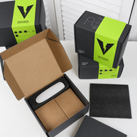 Boîtes d'emballage pour vêtements de couleur personnalisée avec logo personnalisé, boîtes d'expédition recyclables pour cosmétiques avec logo