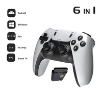 Manette de jeu sans fil 2.4G à double vibration et moteur unique pour P1, P2, P3, PC, PC360, Android, Smart TV, TV-box, Game-box, Console de jeu