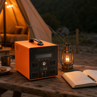 Station d'alimentation portable 1500W LiFePO4 1331Wh pour camping-car, voyage, maison, générateur solaire de secours, onde sinusoïdale pure AC220V