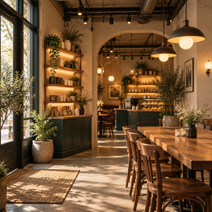 ออกแบบตกแต่งภายในร้านกาแฟสไตล์วินเทจตามสั่ง พร้อมชุดเฟอร์นิเจอร์เชิงพาณิชย์ครบวงจร บริการครบจบในที่เดียว - Product Image 6