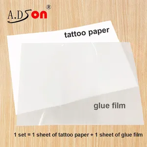 Perfecte Afdrukbare Tijdelijke Tattoo Papier Laserjet En Inkjet Printer Overdracht Blad Voor Aangepaste Waterglijbaan Stickers Voor Huid