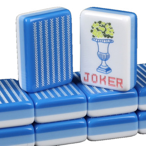 2026 Meilleure vente transfrontalière : Mahjong américain en acrylique bicolore, imprimé à l'intérieur, 160 jetons standard, <span class=keywords><strong>jeu</strong></span> manuel, OEM ODM disponible - Product Image 3