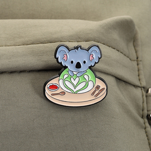 Spilla in smalto Koala certificata al 100%, simpatico animale Koala, spilla <span class=keywords><strong>da</strong></span> tè, distintivo <span class=keywords><strong>da</strong></span> risvolto, gioiello, regalo, all'ingrosso - Product Image 3