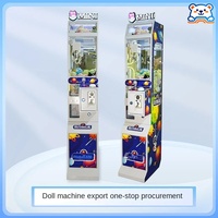 Mini machine à griffes compacte, attrape-poupées d'arcade à monnayeur, grue à jouets sur le thème des bonbons pour centres commerciaux et cinémas