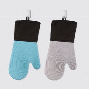 Hot Selling Custom Design Oven Mitt <b>Glove</b> Origin Certificate BBQ Grill Silicone Extra <b>Long</b> Silicone Heat Resistant Oven <b>Gloves</b> - Product Image 5