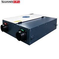 Unité MVHR éco-conçue personnalisée OEM/ODM avec cœur d'enthalpie, ventilateur de récupération d'énergie (ERV) compact pour placard, avec contrôle intelligent
