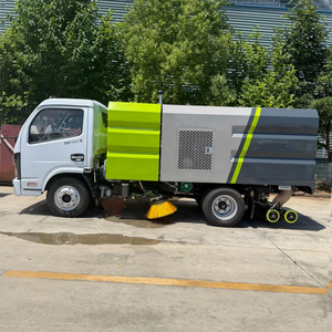 รถกวาดถนนดูดฝุ่นขนาดเล็ก Dongfeng 4 คิว ราคาถูกในฮอนดูรัส - Product Image 3