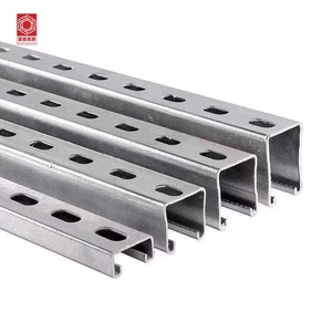 Système d'énergie solaire, poutre perforée en zinc, aluminium et magnésium avec canal en acier en forme de C en acier au carbone - Product Image 1