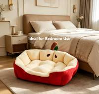 Cama para Perros Tipo Sofá para Todas las Estaciones, Lista para Enviar, Cálida para Invierno, Lavable, para Perros Pequeños, Teddy, Bichón, Nido para Gatos, Venta al Por Mayor