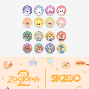 KPOP Stray Kids ZOOTOPIA2 SKZOO Pin de Solapa con Purpurina Secreta, Colección para Fans del Grupo Idol Coreano, CD para Todas las Edades Bluewave-02 - Product Image 5