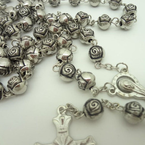 Vintage Gesù Croce Collana Collana di Rosa Argento <span class=keywords><strong>Antico</strong></span> Collana Del <span class=keywords><strong>rosario</strong></span> Religione Cristiana Preghiera Del <span class=keywords><strong>rosario</strong></span> <span class=keywords><strong>rosario</strong></span> plata catene <span class=keywords><strong>rosario</strong></span> - Product Image 2