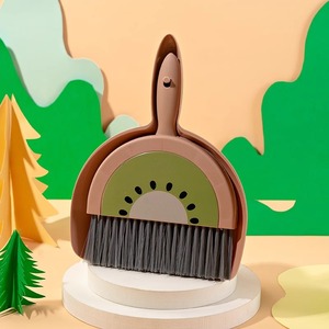 Wholesale Desktop Mini <b>Broom</b> <b>Dustpans</b> Set With Garbage Shovel Nordic Color for Household Cleaning Tools - Product Image 2