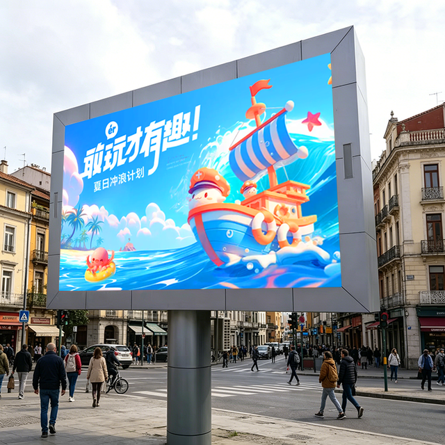 IP65 Waterproof P4 P5 Outdoor Fixed LED Display High Brightness 5000nit for Billboard Advertising