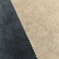 Tissu en velours glacé ultra-fin, résistant aux plis, imperméable, en cuir PU pour la confection de vestes pour hommes, usage vestimentaire et décoratif