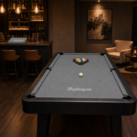Ensemble de tissu de billard bleu roi avec coussinets pour table de billard et table de snooker, idéal pour la maison, la salle de jeux ou les clubs.