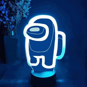 Mesa de café decoración del Led Sensor lámpara entre nosotros la noche de juego de luz de neón 7 cambio de Color 3D Luz - Product Image 4