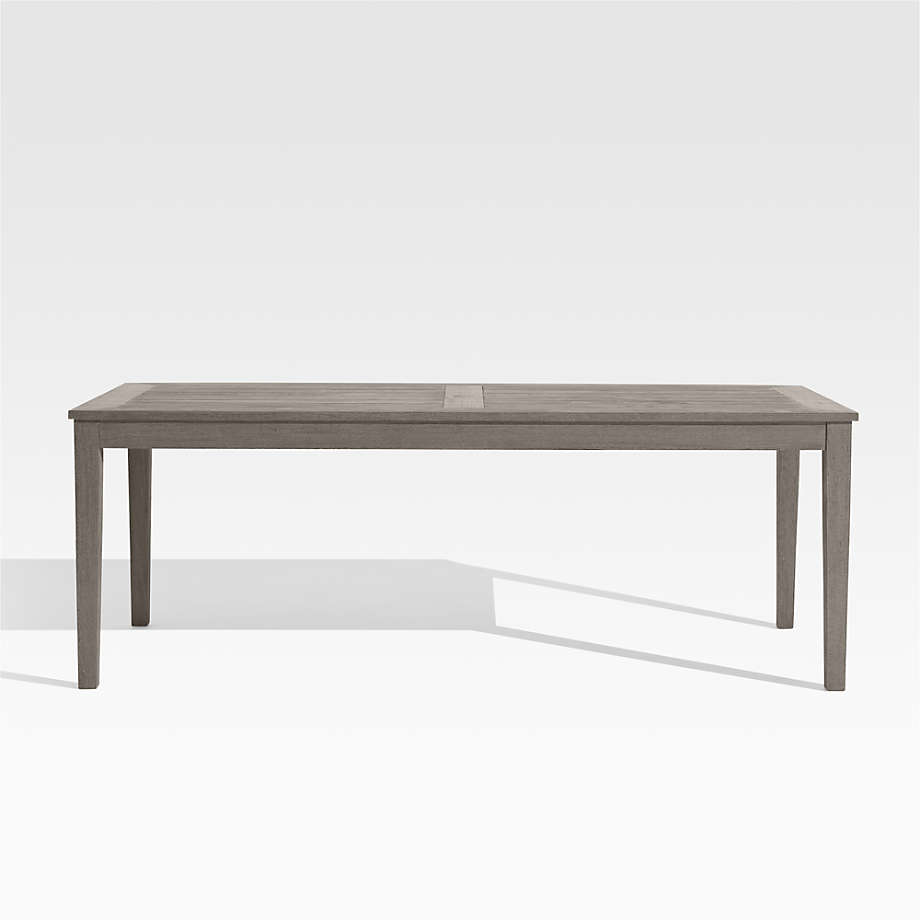Backyard wood outdoor furniture all-weather teak garden dining table and chairs set for patio