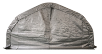 Abri de voiture double OEM/ODM sur mesure en PVC robuste avec structure galvanisée pour stockage en gros