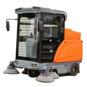 Multi functional cleaning machine electric battery compact street sweeper diesel road sweeper
