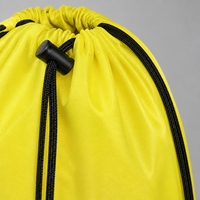 Sac à dos CODOBON à cordon de serrage, en polyester, jaune, grand format, classique, pour la gym, le sport et le quotidien, vente en gros, personnalisable