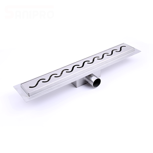 <span class=keywords><strong>SANIPRO</strong></span> Drain de douche linéaire long personnalisé avec couvercle différentiel, 500 mm, en acier inoxydable 304, pour salle de bain - Product Image 2