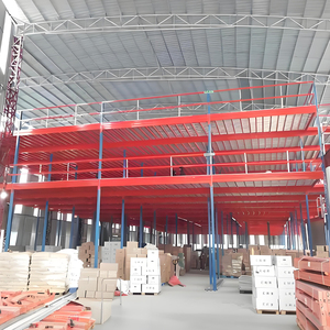 Industriële zware-duty multi-level stalen <span class=keywords><strong>platform</strong></span> |   Meerlaags rekgesteund magazijnmezzanine-opslagsysteem - Product Image 3