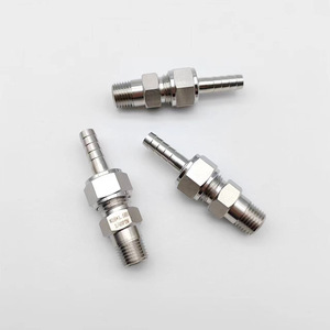 Adaptador de Rosca Macho M16*15 Lianjun a Conector Pagoda de 8mm, Aleación de Aluminio, para Vías de Gas de Laboratorio - Product Image 2