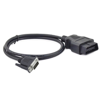Enchufe OBD/OBD2 a Cable VGA Cable conector OBD II a VGA para diagnóstico de coche