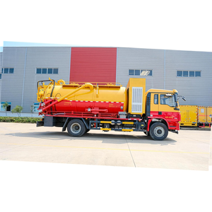 Camion-citerne septique pour le nettoyage des routes, camion d'aspiration des eaux usées et des excréments avec système de levage hydraulique pour le nettoyage des égouts - Product Image 6
