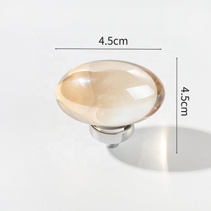 High quality diamond furniture pulls luxury cabinet handles rose golden knobs