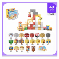 Bloques de rompecabezas de cubo magnético de Venta caliente con bordes suaves y embalaje de regalo para concentración, juego creativo y desarrollo de habilidades