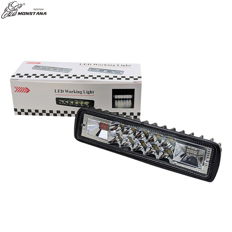 OEM Wholesale Front LED Work Light Bar Driving Light 24V Auxiliary Aluminum Motorcycle Lights Universal Fit
